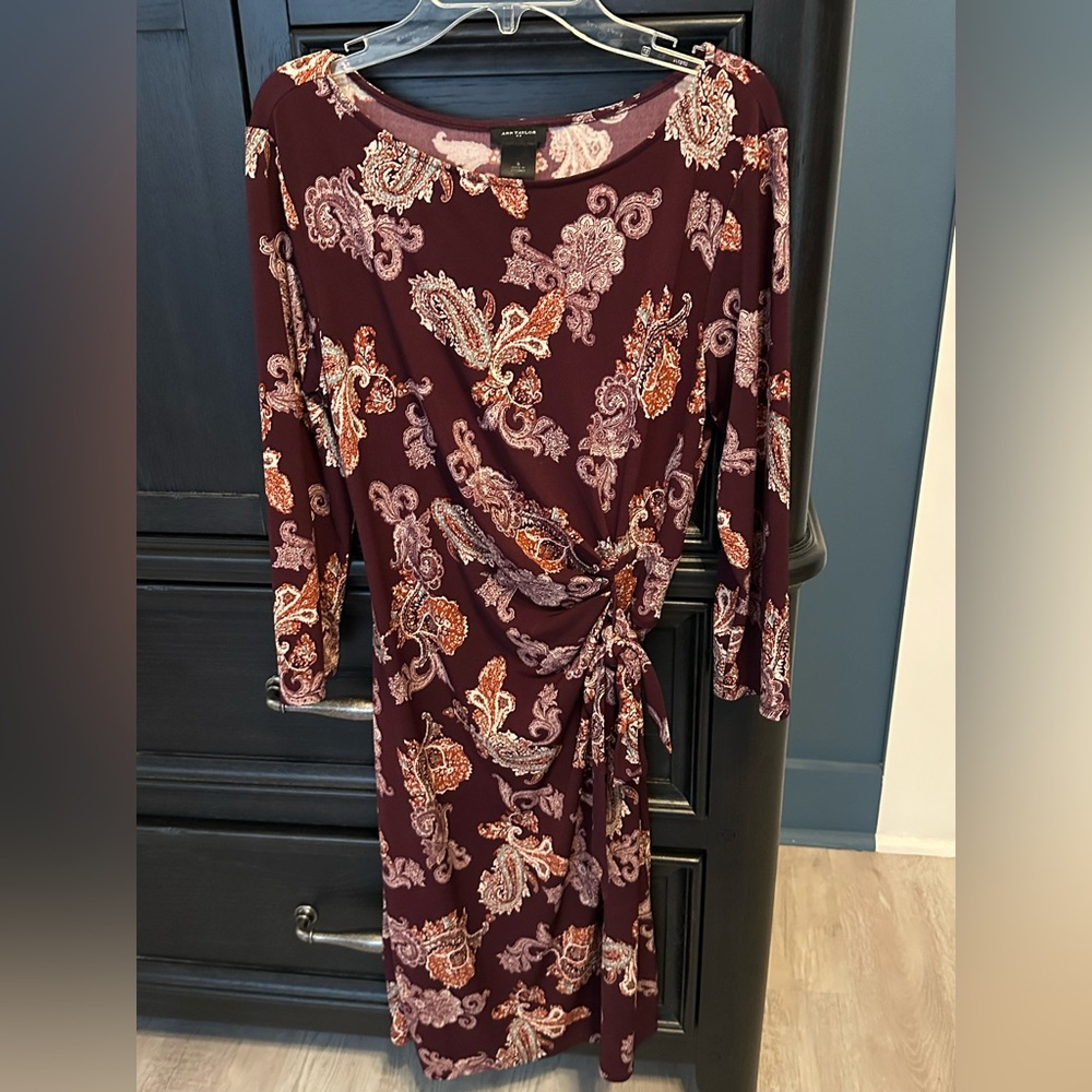 Ann Taylor Paisley Print Dress, Size Small